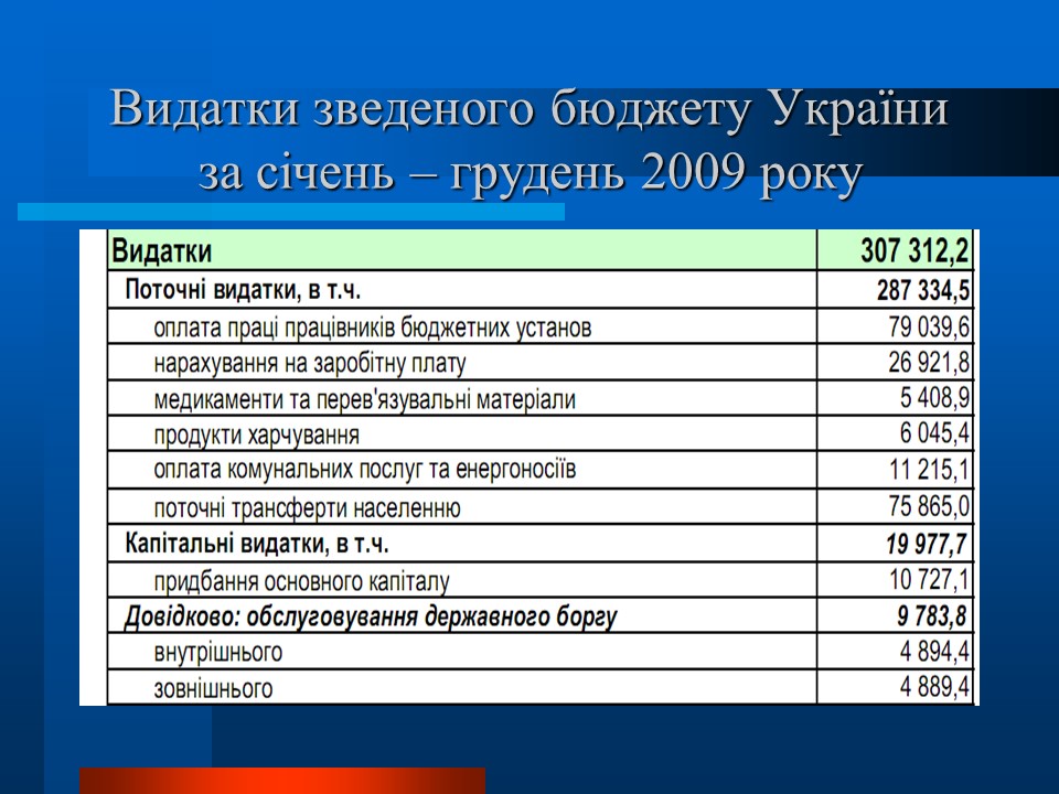 Аналіз діяльності Державного казначейства в Україні в 2009 році