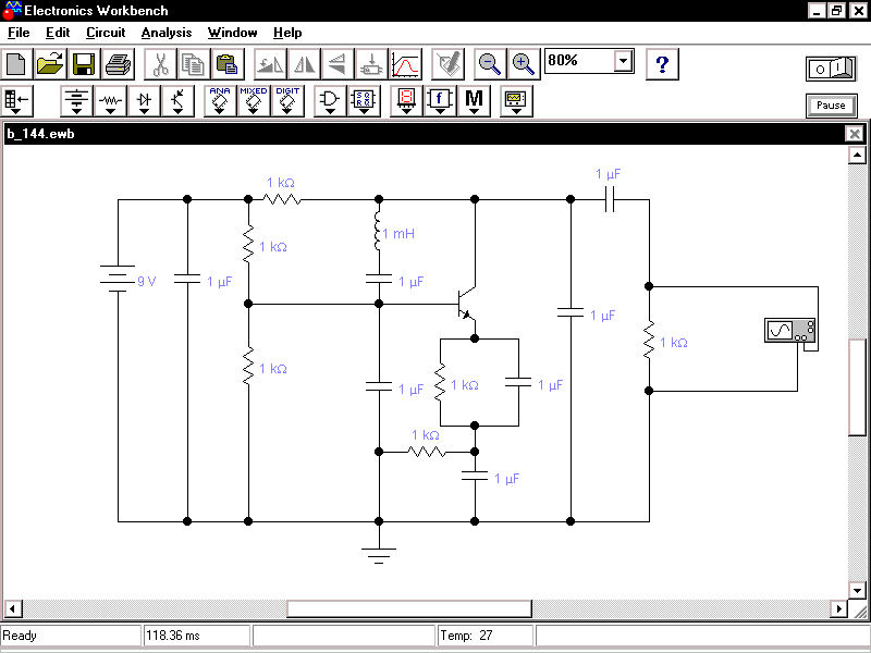 Схема трехканального мультиплексора electronics workbench