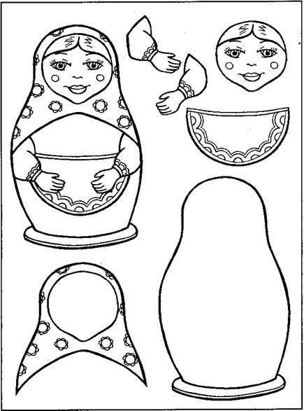 Рисуем матрешку 1 класс презентация поэтапное рисование