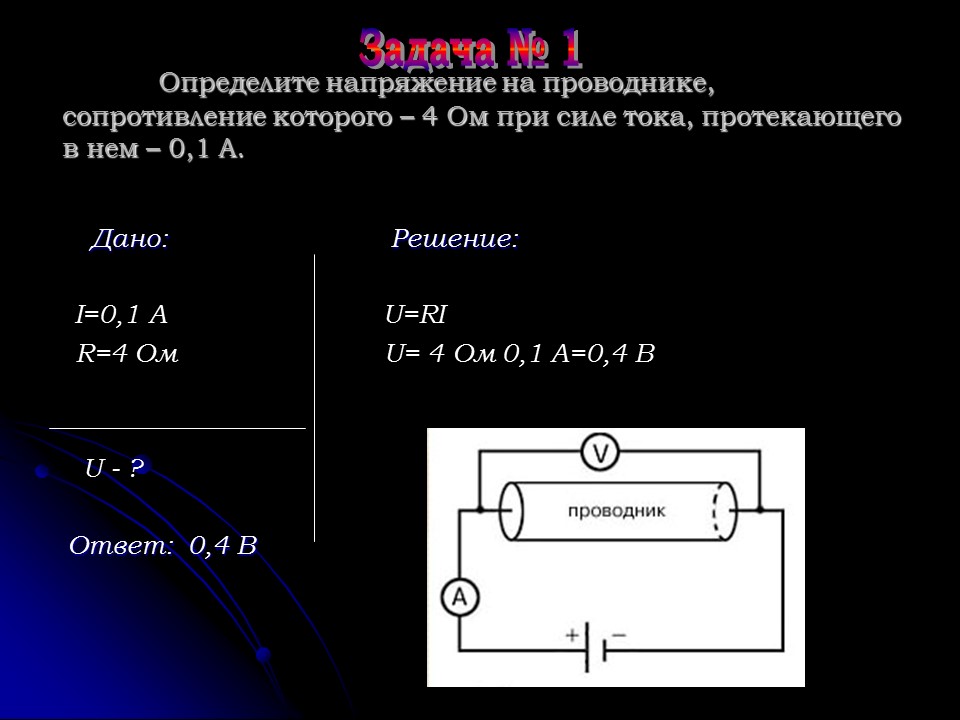 Законы электрического тока