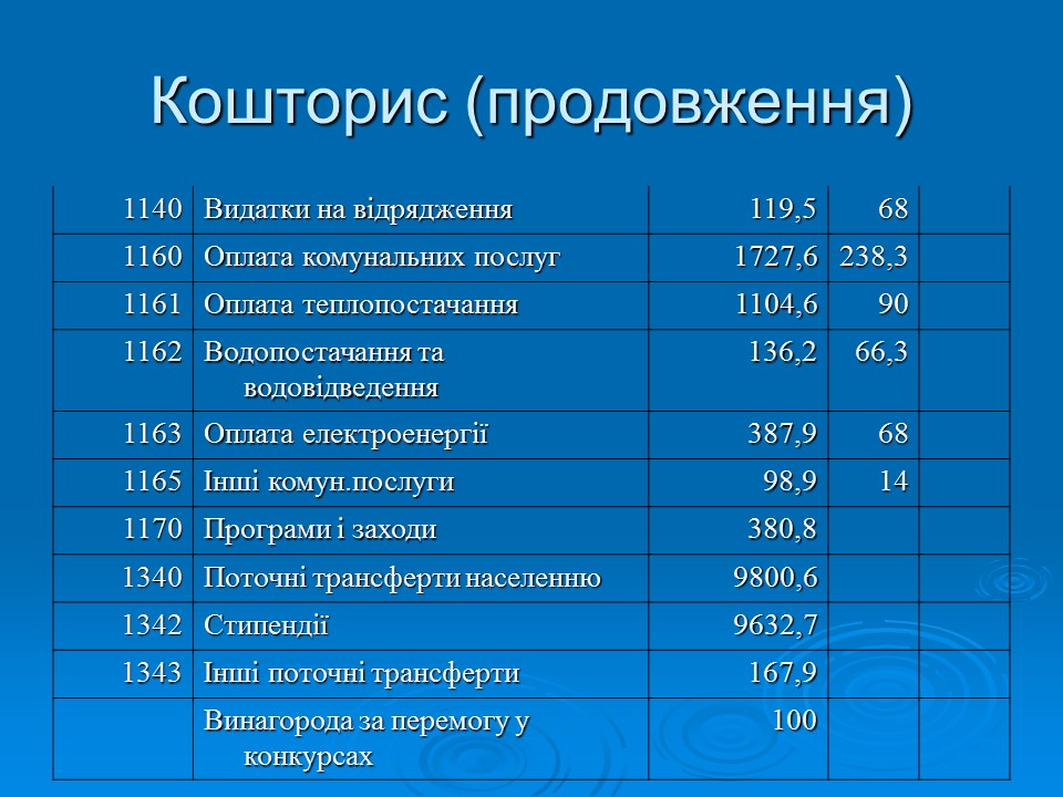 Фінансово-економічне життя вищих навчальних закладів