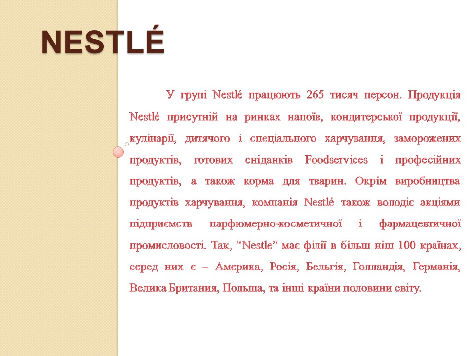 Nestle Procter  Gamble