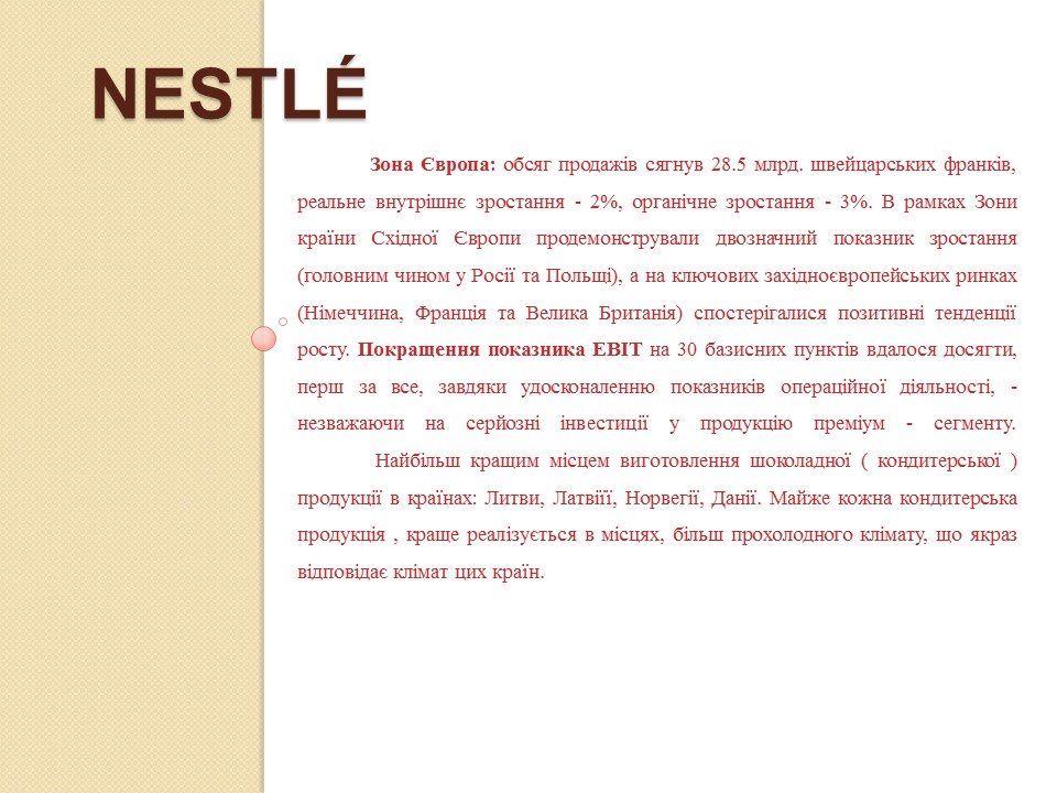 Nestle Procter  Gamble