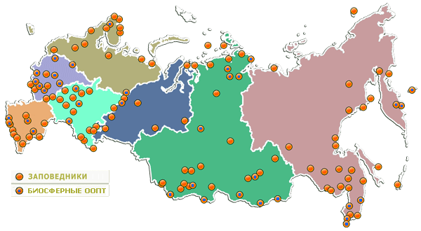 Карта биомов россии